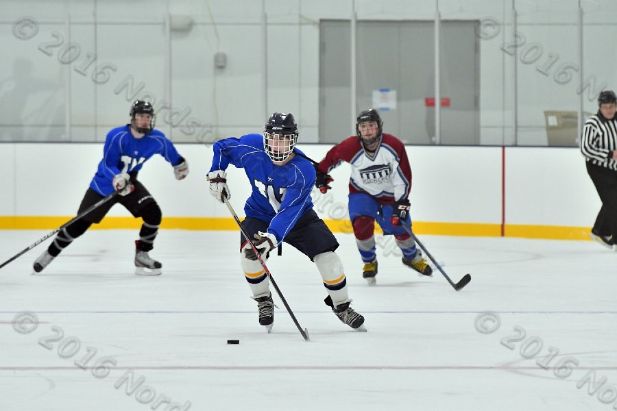 Wheaton College Men\'s Ice Hockey vs Middlesex Community College. - Photo By: KEITH NORDSTROM